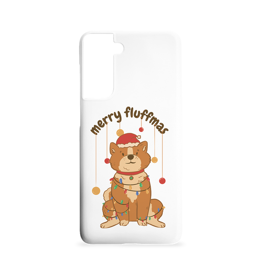 Christmas motif Fun Merry Fluffmas - Samsung S21 mobile phone case