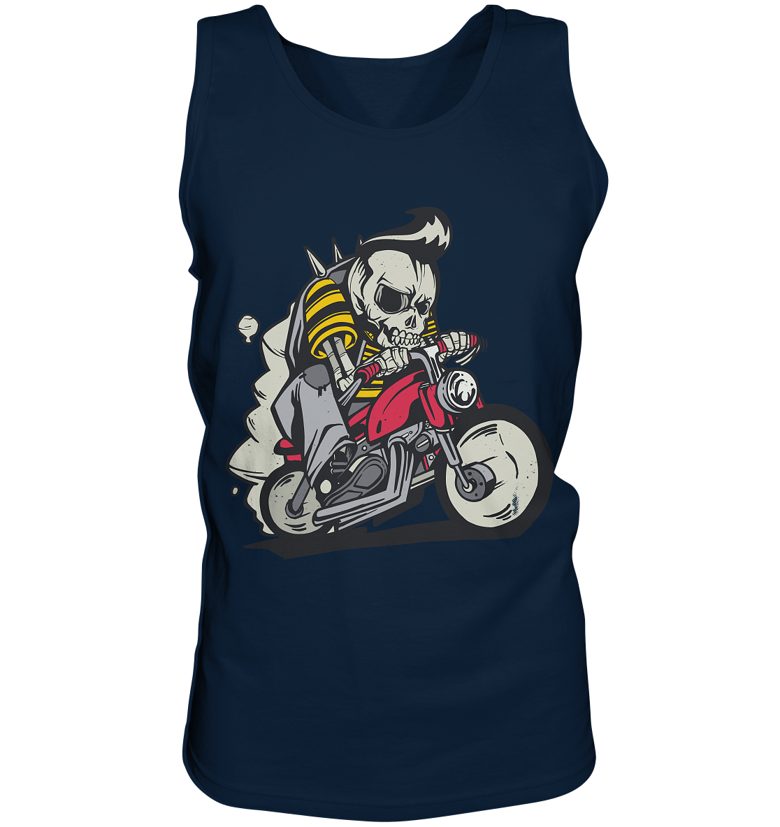 Motorradfahrer ,Biker Skelett  - Tank-Top