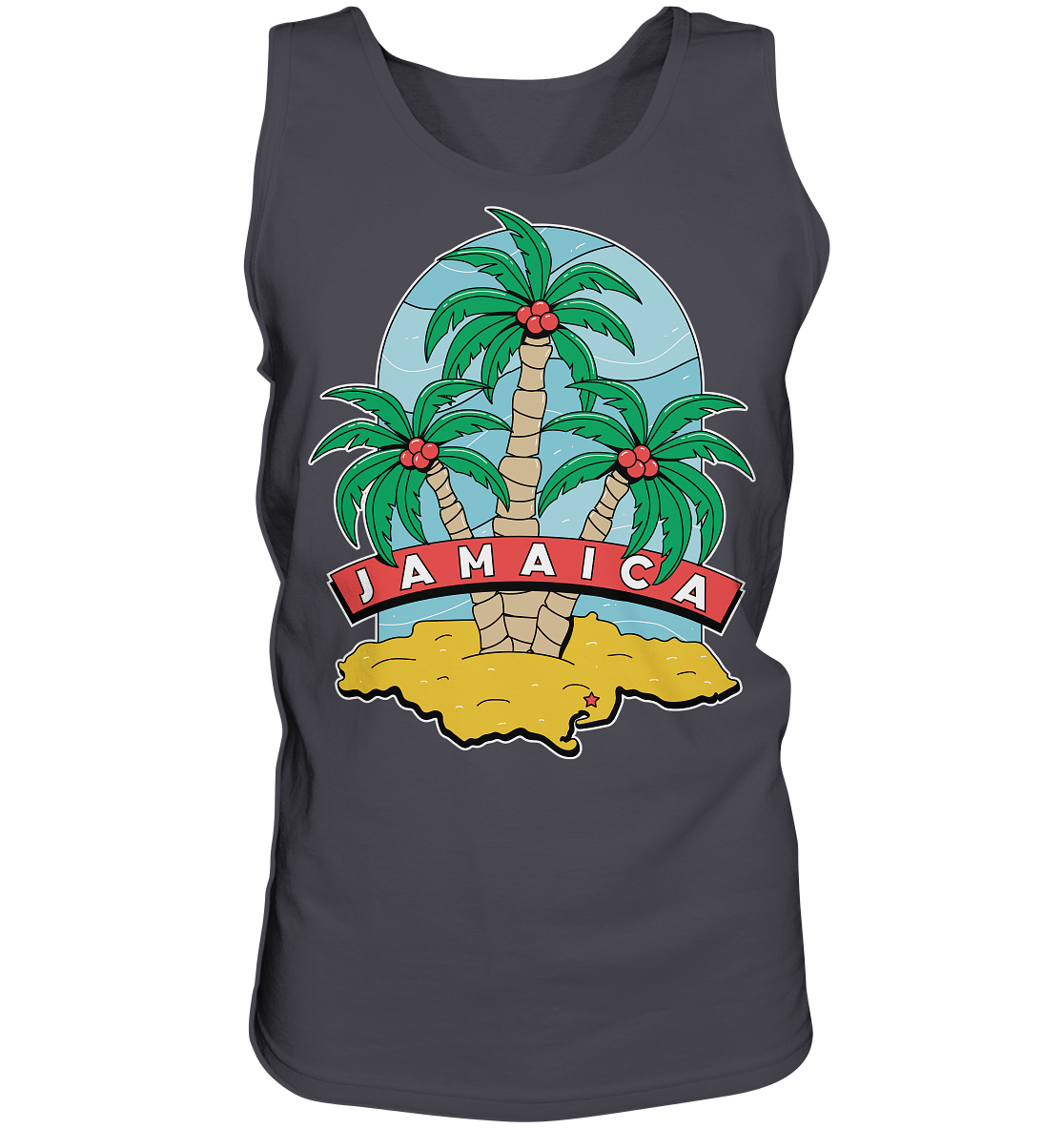 Jamaica Strand mit Palmen  - Tank-Top