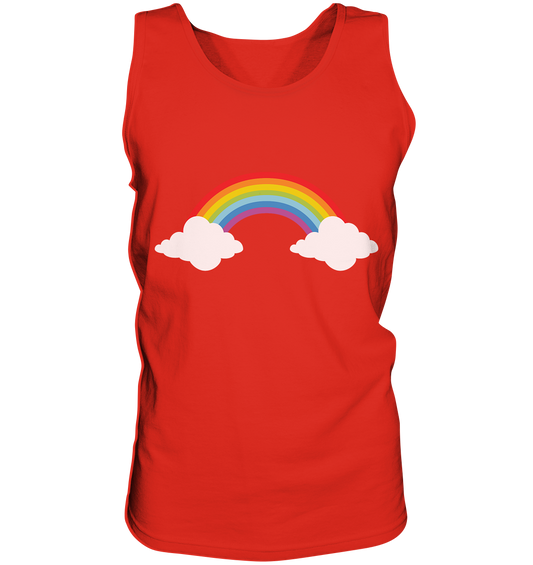 Rainbow with clouds - tank top