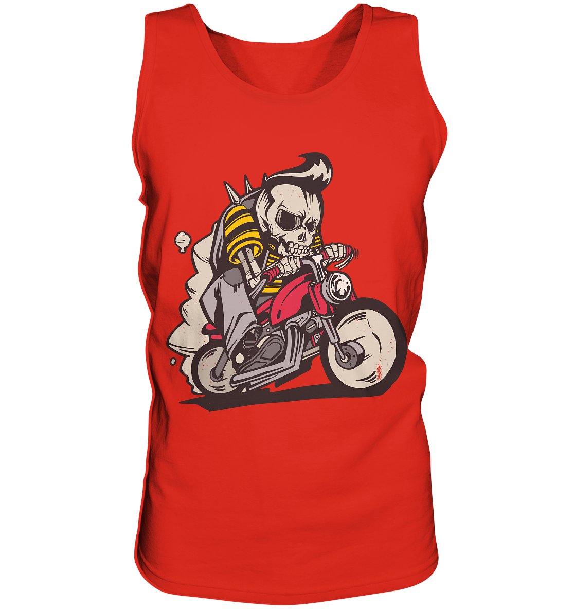 Motocycliste, biker squelette - débardeur