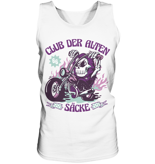 Club der alten Säcke ,Biker ,Motorradfahrer Skelett - Tank-Top