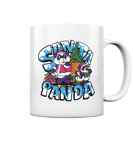 Weihnachten, Santa Panda , Nikolaus Panda ,Merry Christmas  - Tasse glossy