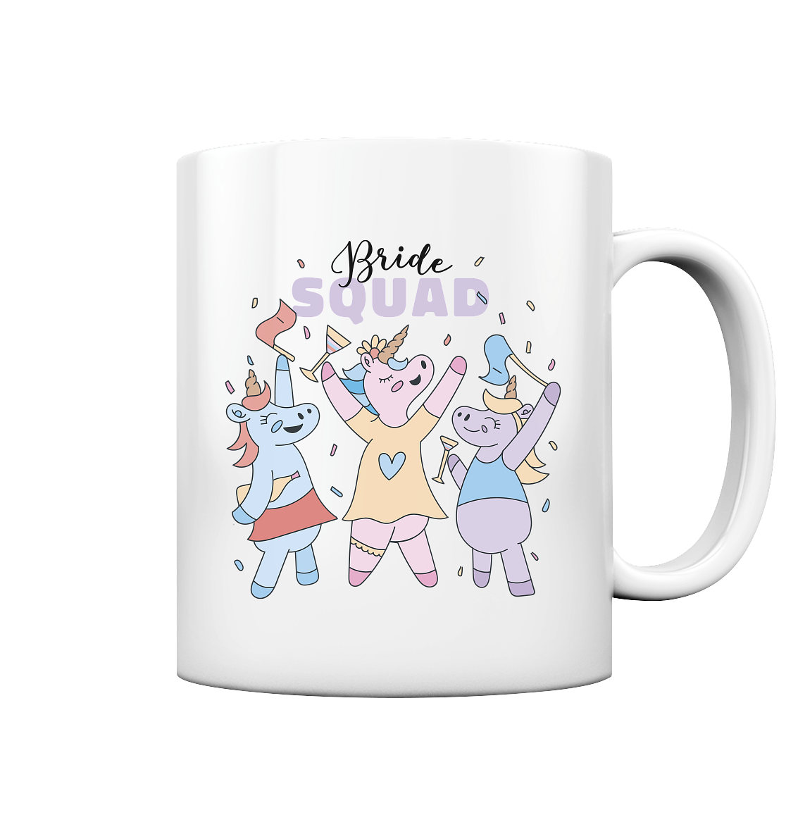 Jungesellinnenabschied Team Braut  - Tasse glossy