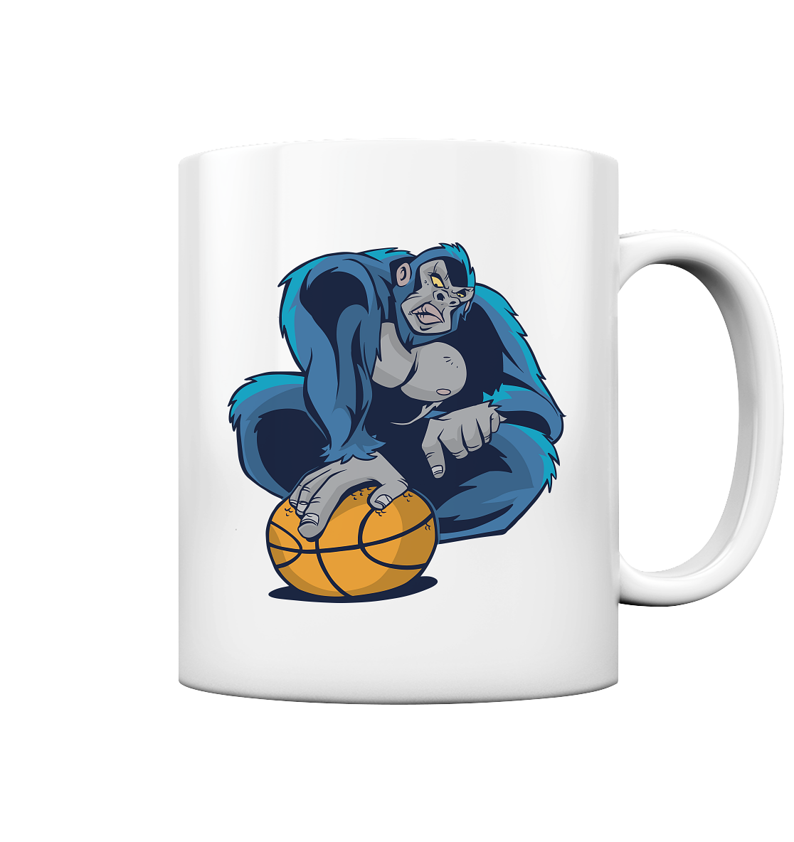 Basketball Gorilla - Tasse glossy
