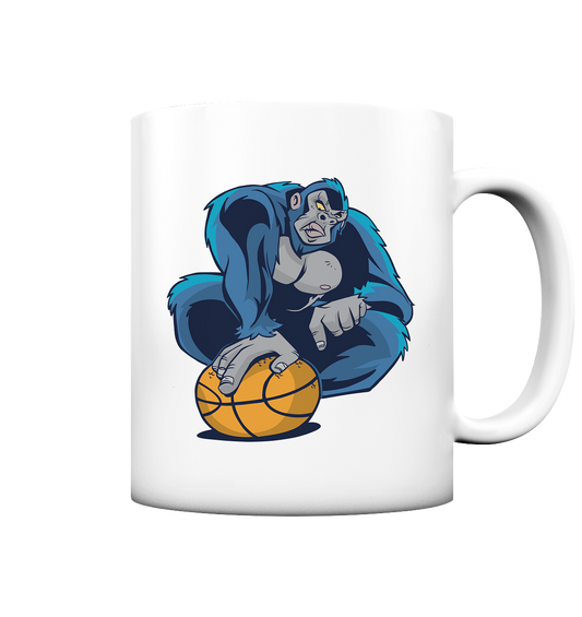 Basketball Gorilla - Tasse matt