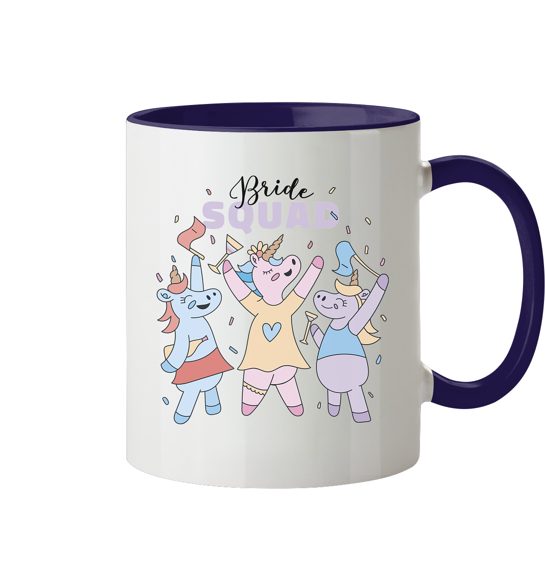 Hen party team bride - two-tone cup