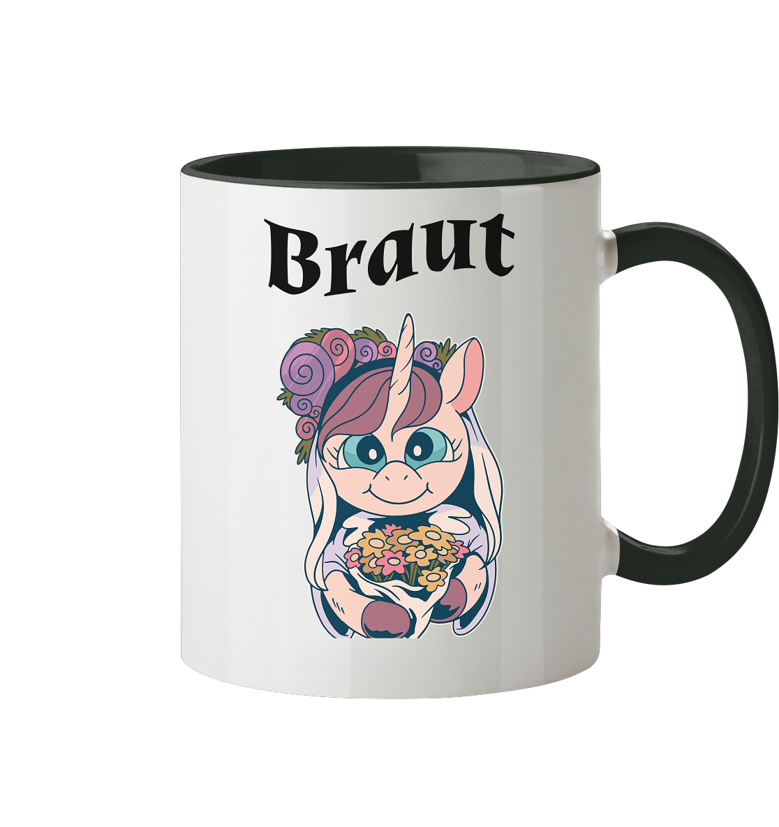 Junggesellinen Abschied Braut  - Tasse zweifarbig