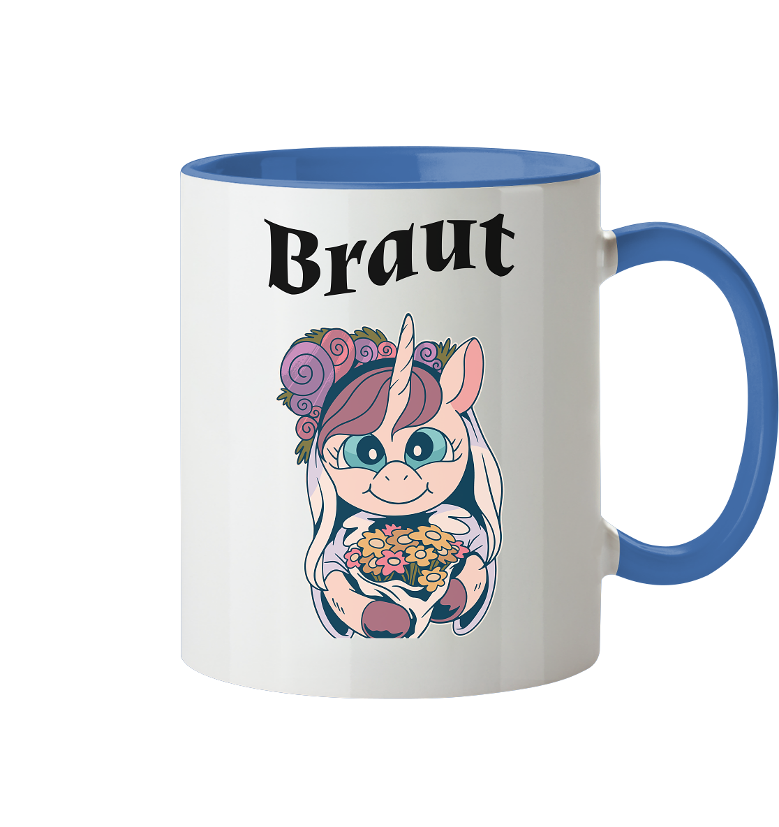 Junggesellinen Abschied Braut  - Tasse zweifarbig