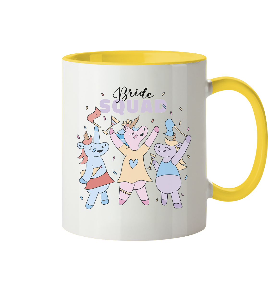 Hen party team bride - two-tone cup