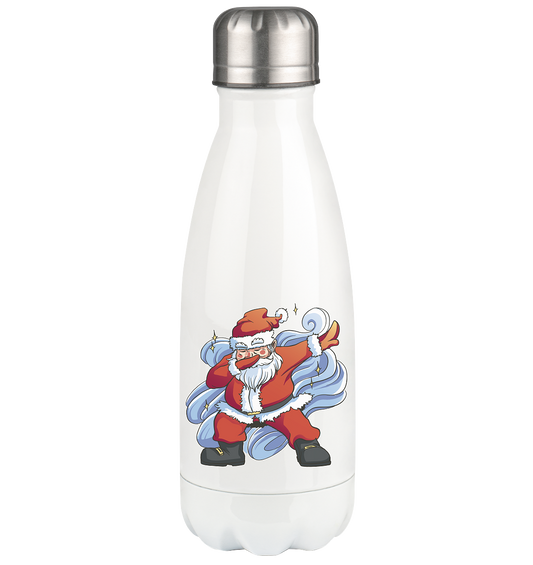 Weihnachten, Nikolaus Dabbing ,tanzender Nikolaus ,Fun ,Santa Dabbing  Christmas - Thermoflasche 350ml