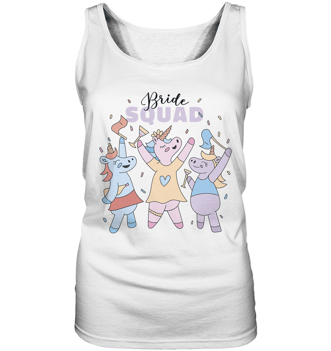 Jungesellinnenabschied Team Braut - Ladies Tank-Top - Online Kaufhaus München