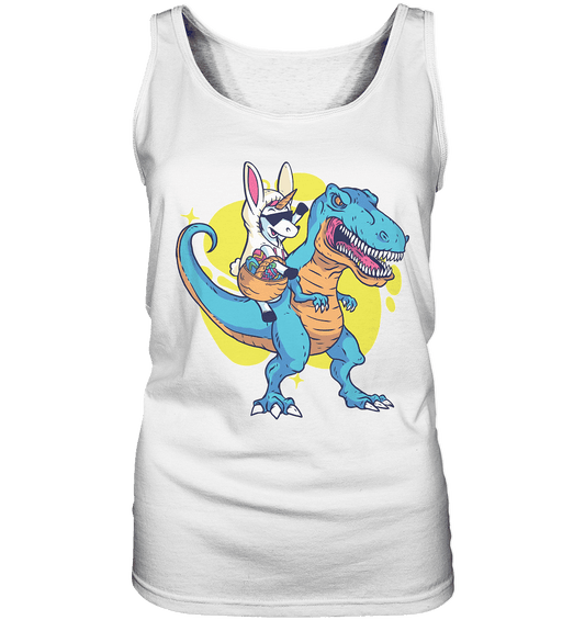 Ostern Einhorn mit Dinosaurier - Ladies Tank-Top - Online Kaufhaus München