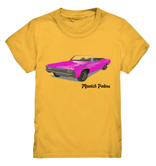 Pink Retro Classic Car Oldtimer , Auto ,Cabrio by Munich Palms - Kids Premium Shirt - Online Kaufhaus München