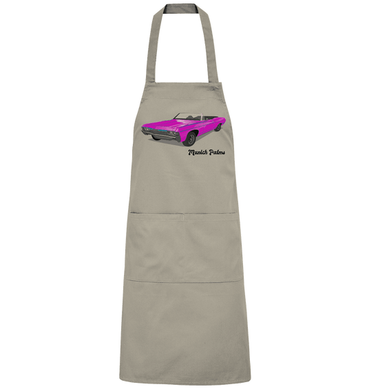 Pink Retro Classic Car Oldtimer , Auto ,Cabrio by Munich Palms - Organic Grillschürze - Online Kaufhaus München