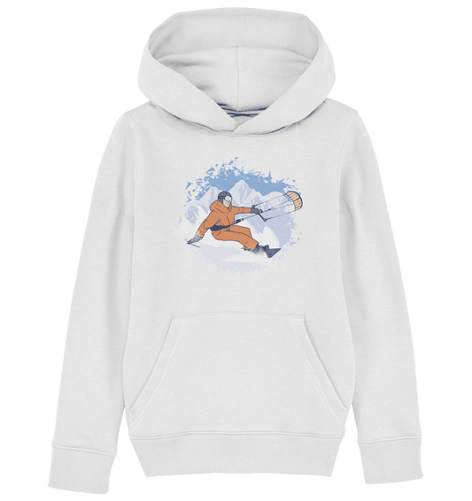 Snowkiter Winter Sport Kiter - Kids Organic Hoodie - Online Kaufhaus München