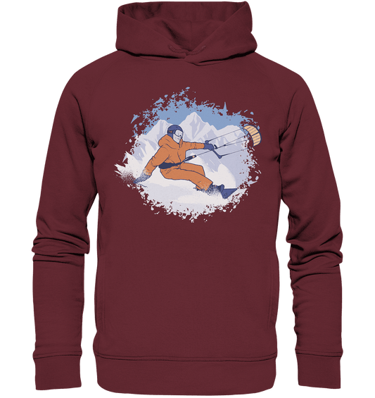 Snowkiter Winter Sport Kiter - Organic Fashion Hoodie - Online Kaufhaus München