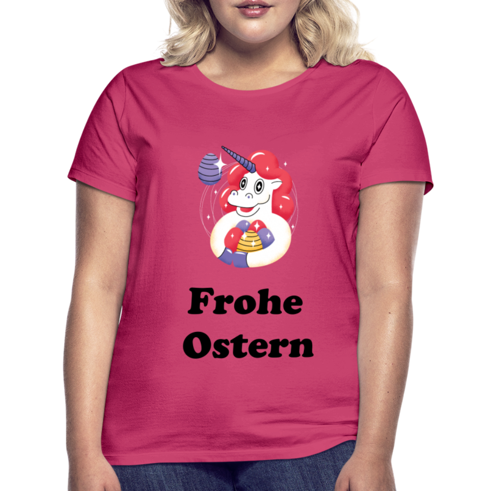 Damen - Frauen T-Shirt Frohe Ostern - Azalea