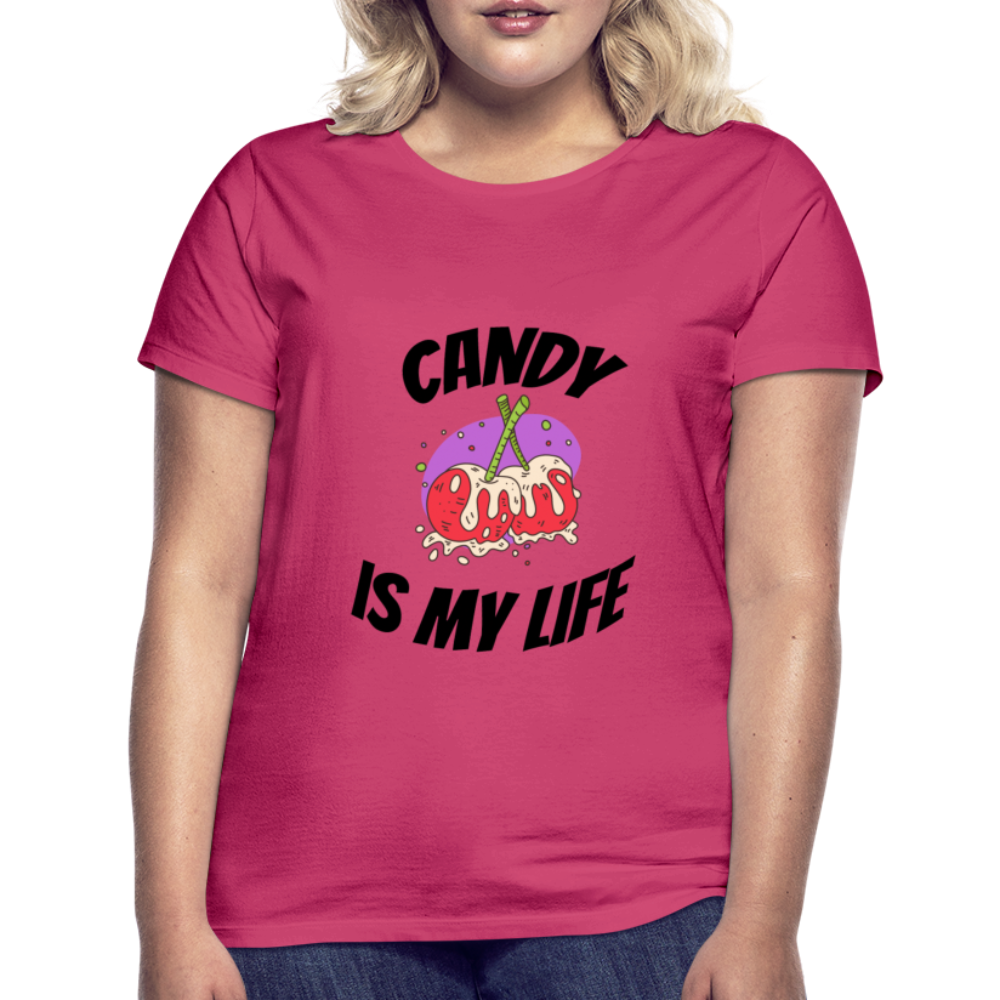 Damen - Frauen T-Shirt Candy is my life - Azalea