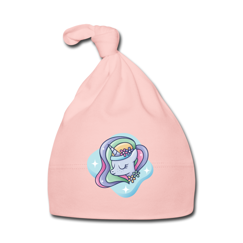 Baby Mütze schlafendes  Einhorn Unicorn - Rosa