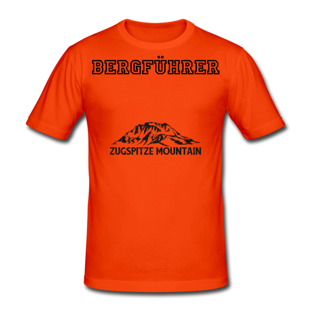 Männer Gildan Heavy T-Shirt Bergführer Zugspitze Mountain - kräftig Orange