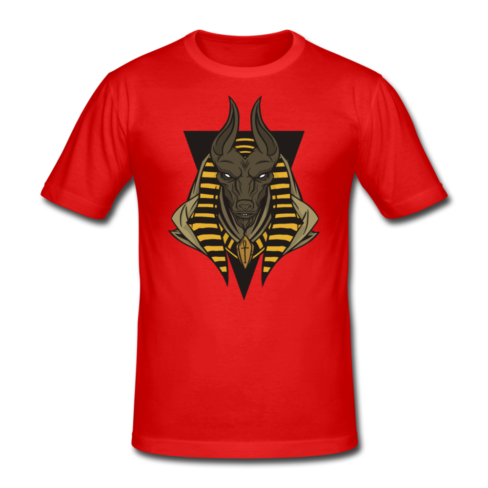 Herren - Männer Gildan Heavy T-Shirt Anubis - Rot
