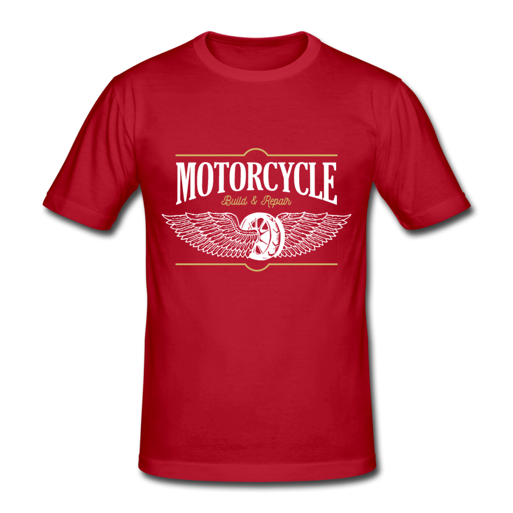 Herren - Männer Gildan Heavy T-Shirt Motorrad - Motorcycle - Wine