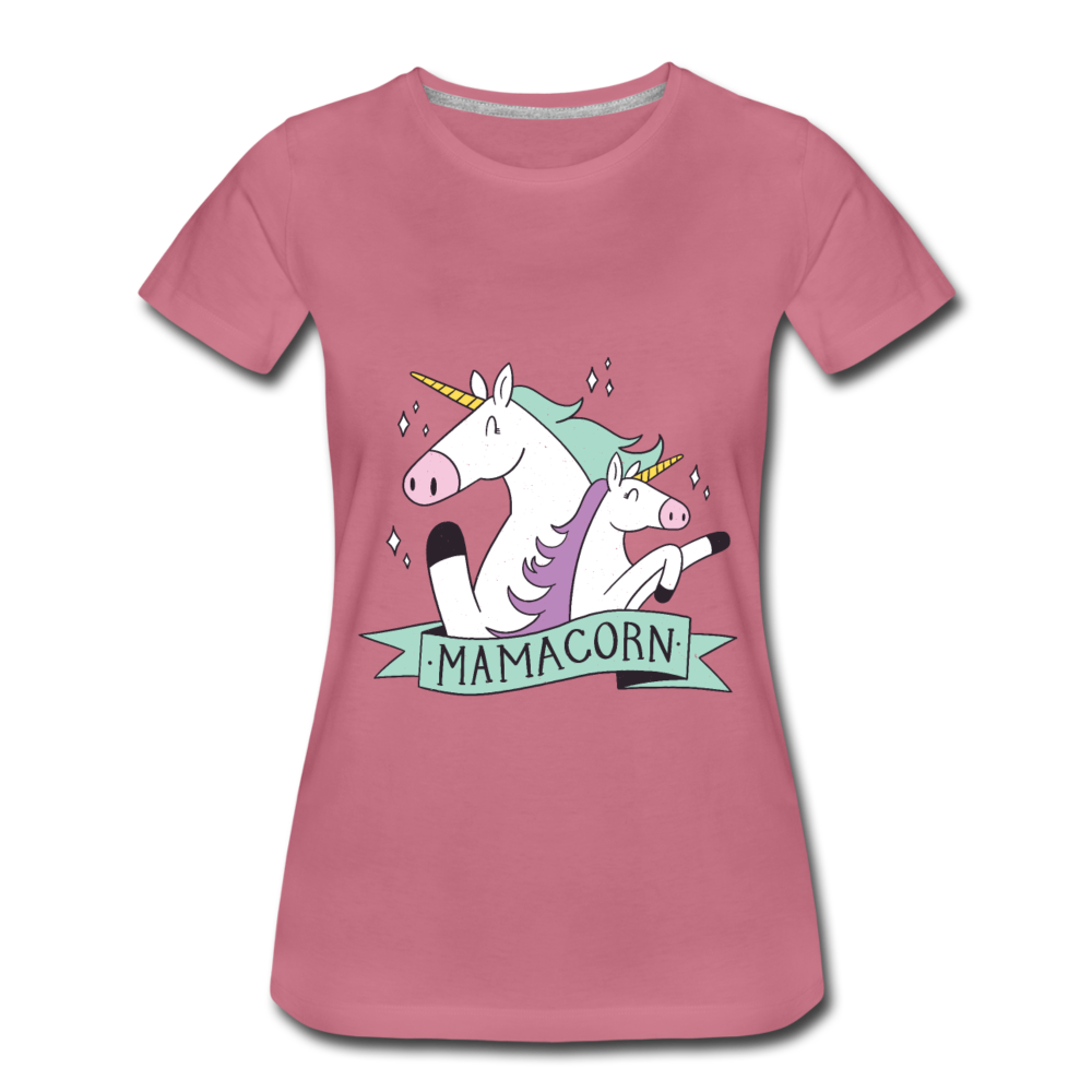 Damen - Frauen Premium T-Shirt Mamacorn - Einhorn - Malve