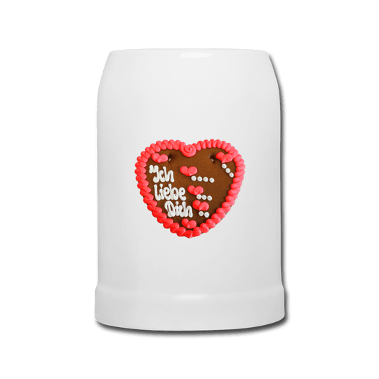Bierkrug Lebkuchenherz Ich liebe Dich - Online Kaufhaus München