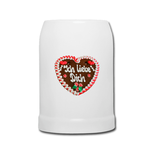 Bierkrug Lebkuchenherz Ich liebe Dich - Online Kaufhaus München