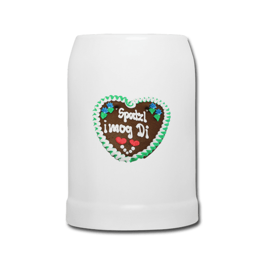 Bierkrug Lebkuchenherz Spatzl i mog Di - Online Kaufhaus München