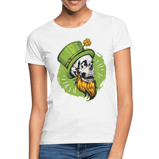 Damen - Frauen T-Shirt St.Patrick Schädel - Online Kaufhaus München