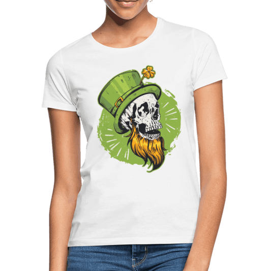 Damen - Frauen T-Shirt St.Patrick Schädel Totenkopf - Online Kaufhaus München