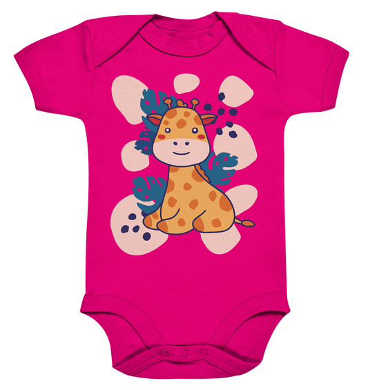 Süße Baby Giraffe ,Kindermotiv - Organic Baby Bodysuite - Online Kaufhaus München