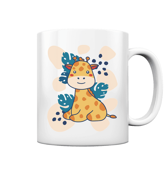 Süße Baby Giraffe ,Kindermotiv - Tasse glossy - Online Kaufhaus München