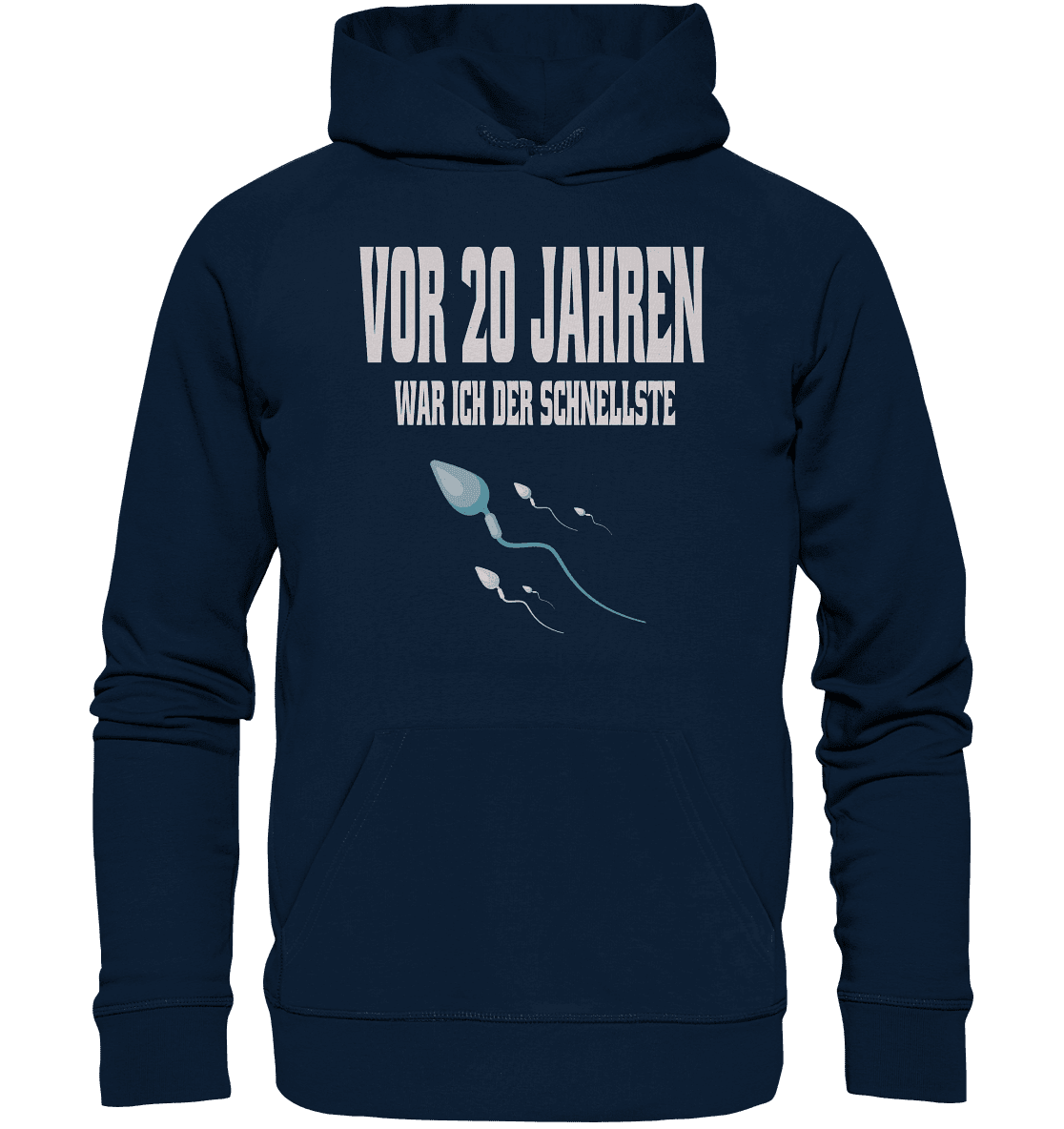 Vor 20. Jahren war ich der schnellste , Lustiger Spruch - Organic Hoodie - Online Kaufhaus München