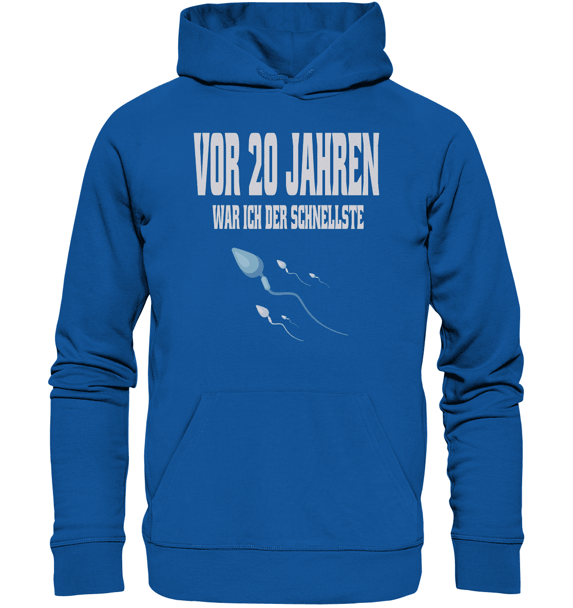 Vor 20. Jahren war ich der schnellste , Lustiger Spruch - Organic Hoodie - Online Kaufhaus München