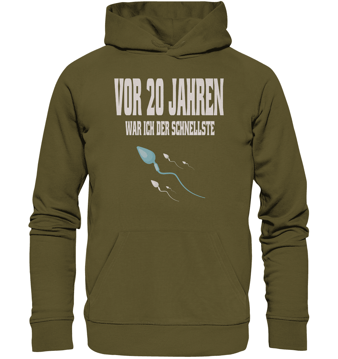 Vor 20. Jahren war ich der schnellste , Lustiger Spruch - Organic Hoodie - Online Kaufhaus München