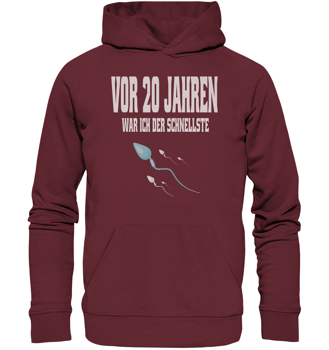 Vor 20. Jahren war ich der schnellste , Lustiger Spruch - Organic Hoodie - Online Kaufhaus München
