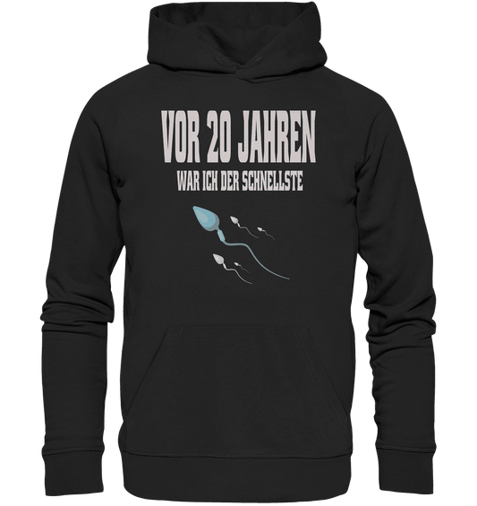 Vor 20. Jahren war ich der schnellste , Lustiger Spruch - Premium Unisex Hoodie - Online Kaufhaus München